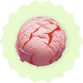 Handgemachtes Erdbeer-Sorbet